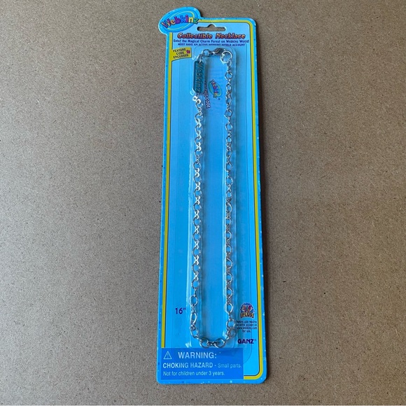NIB GANZ Webkinz Collectible Silver 16” Necklace - Picture 1 of 6